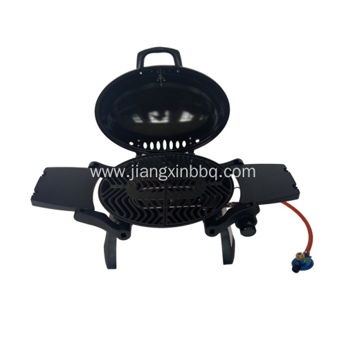 Portable Gas Grill With Cast Iron Grid